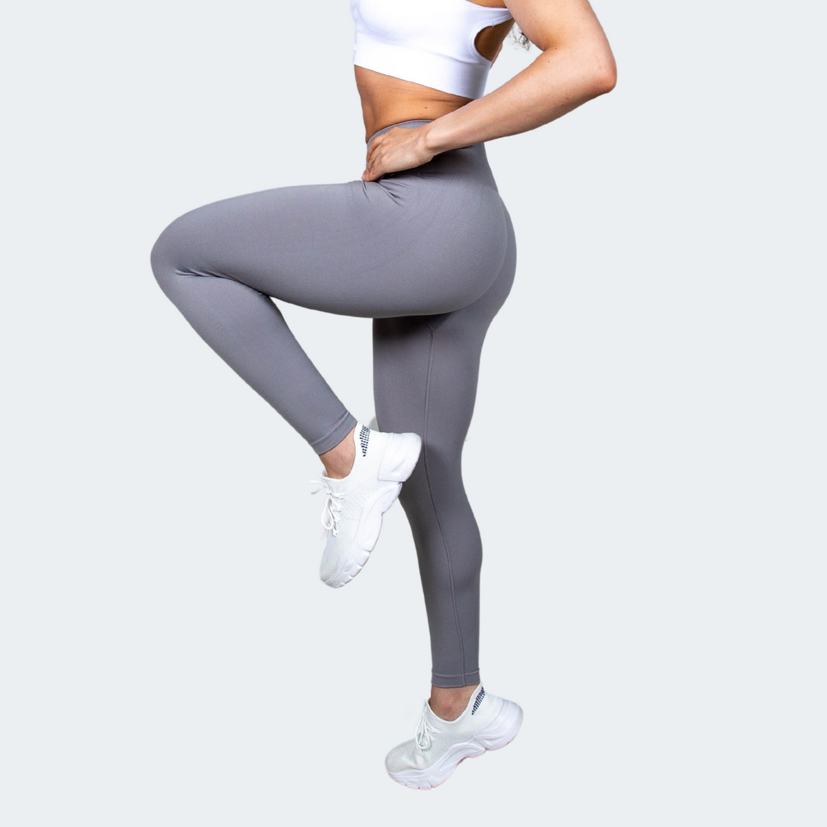 パピエ　Hope you like leggins/grey 新品未使用 Revival Seamless Leggings - Grey Workout Women Veii Apparel | Veii