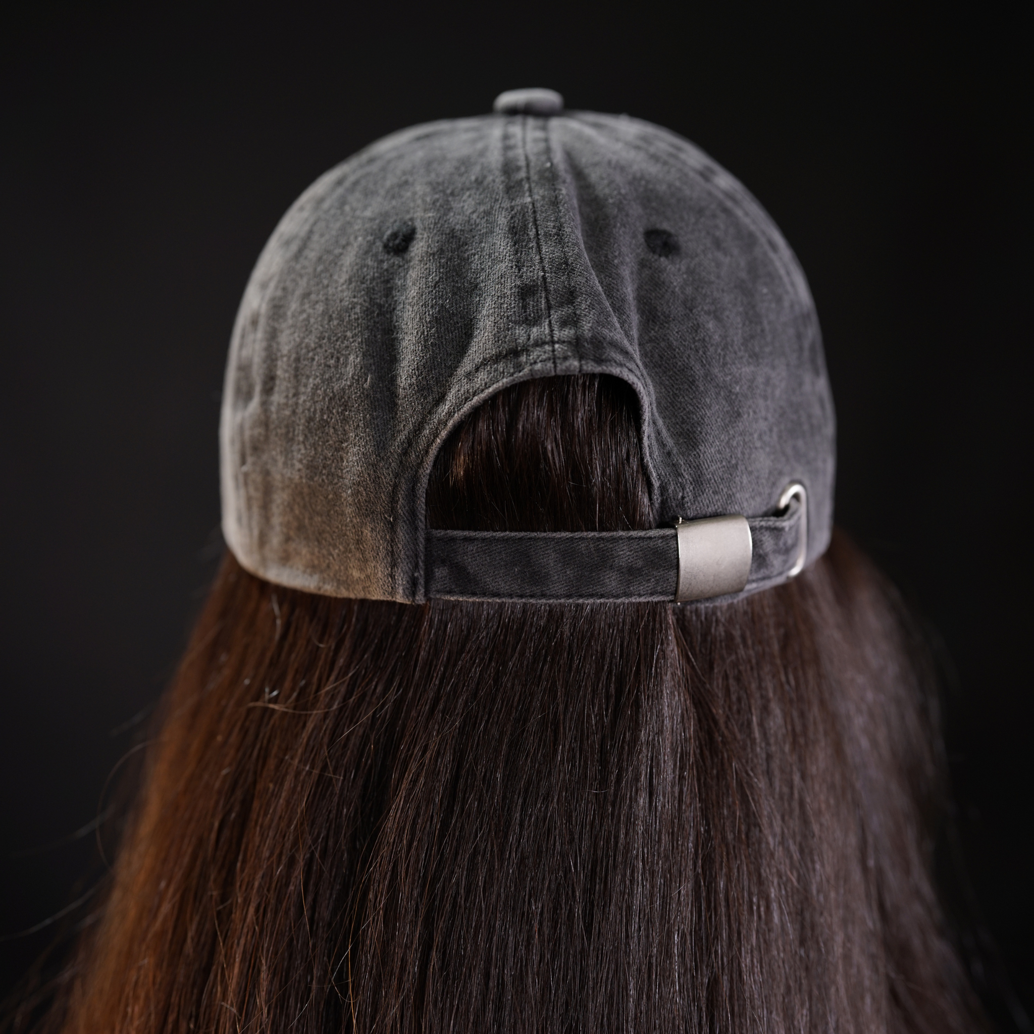 Distressed Identity Hat - White