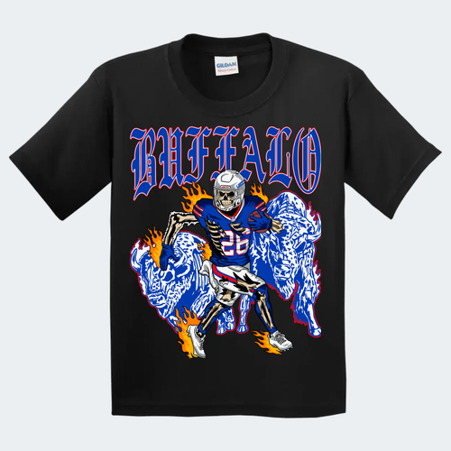 Buffalo Ty Tee - Black(YOUTH)