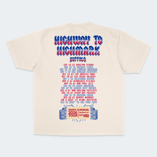 Highway to Highmark Tee - Cream