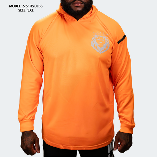 Stealth Hoodie - Neon Orange