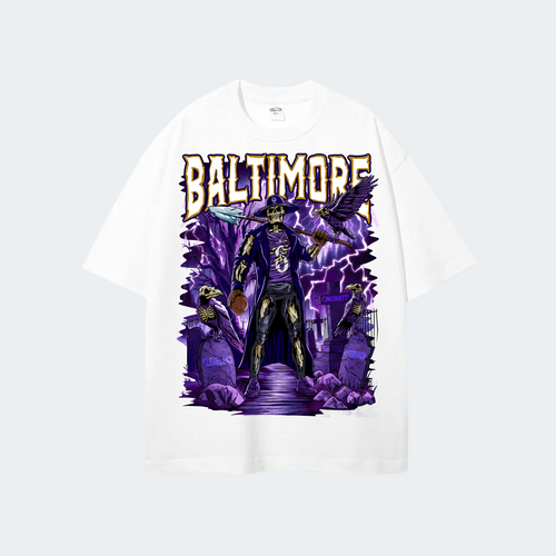 Ravens Tee - White