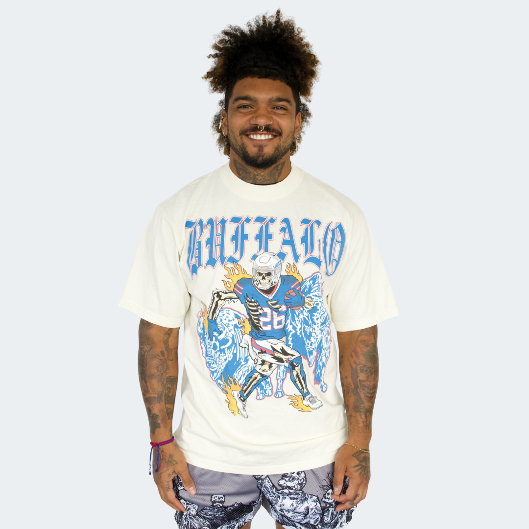 Buffalo Ty Tee - Cream