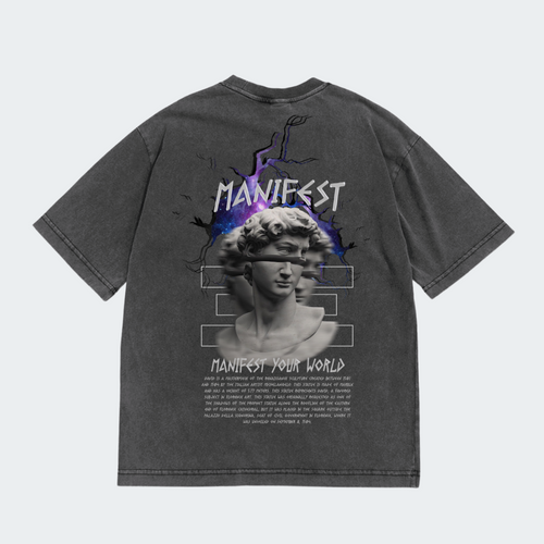 Statue Of David Tee - Grey