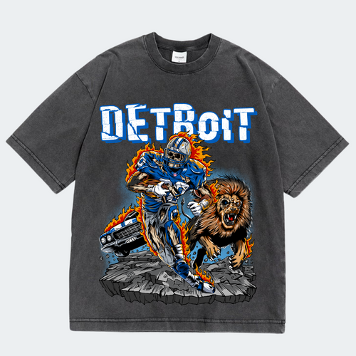 Detroit Lions Tee - Grey