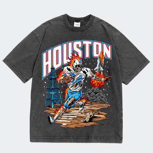 Houston Oilers Tee - Grey