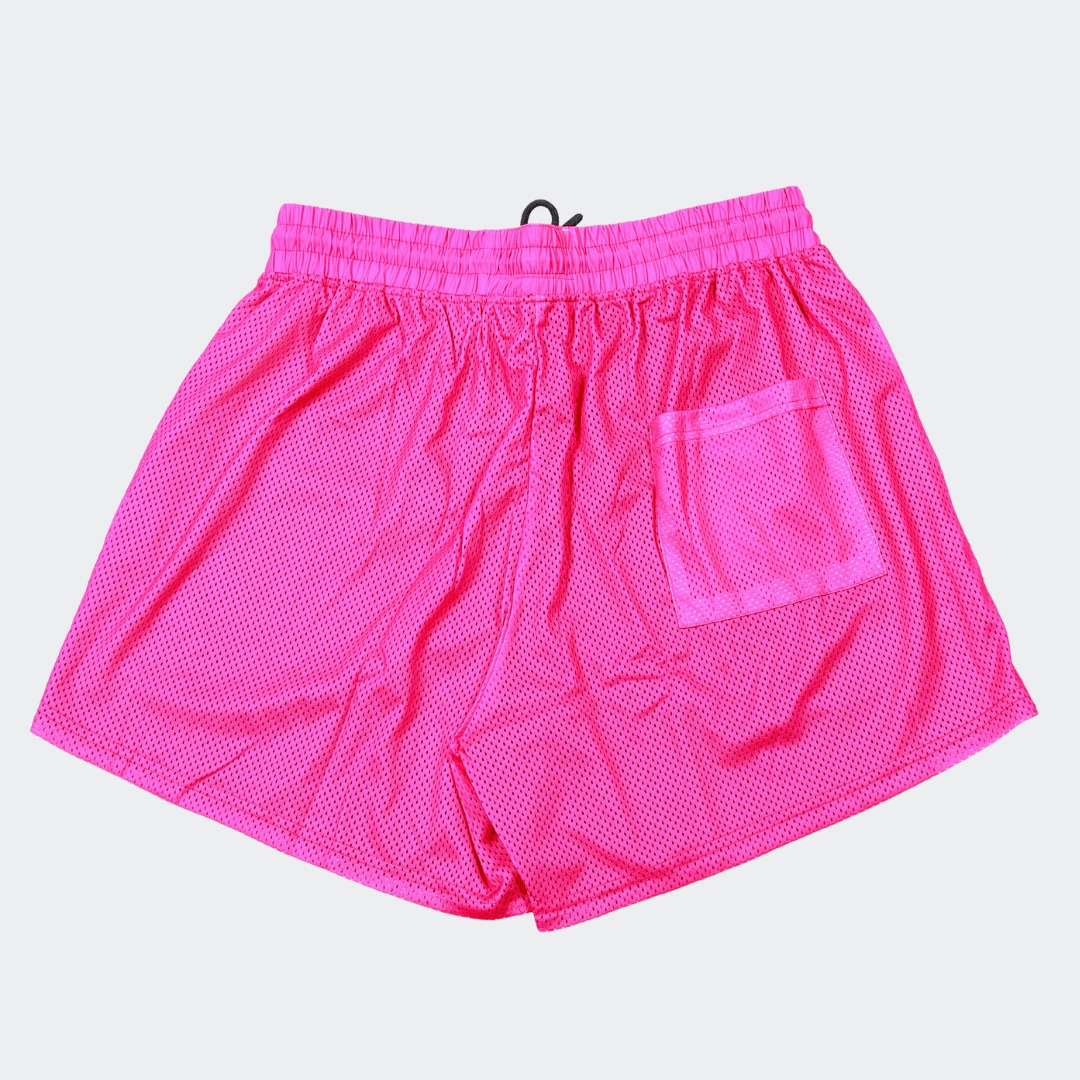 Assassin Mesh Shorts - Hot Pink Veii Apparel