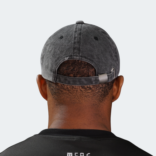 Distressed Identity Hat - White