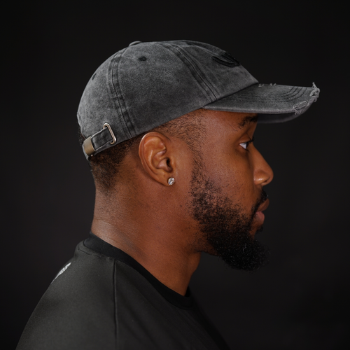 Distressed Identity Hat - Black