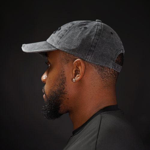 Distressed Identity Hat - Black