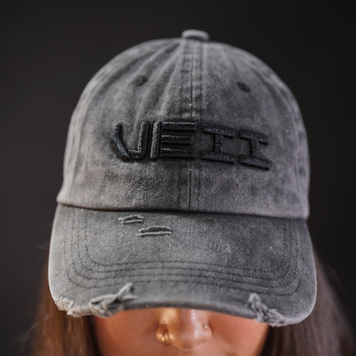 Distressed Identity Hat - Black