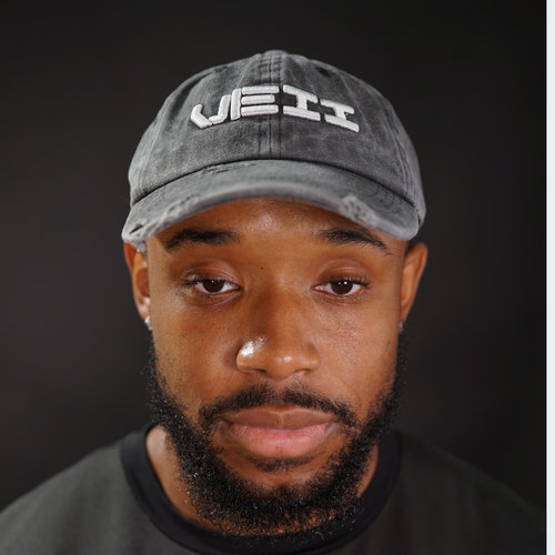 Distressed Identity Hat - White