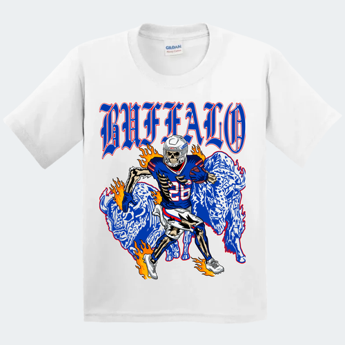 Buffalo Ty Tee - White(YOUTH)