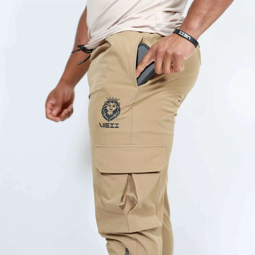 Infinity Cargo Joggers - Tan - Veii Apparel - Men