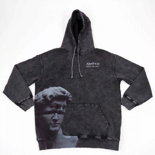 Statue Of David Hoodie - Grey - Veii Apparel - Men