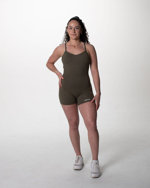 Essence Bodysuit - Olive Green