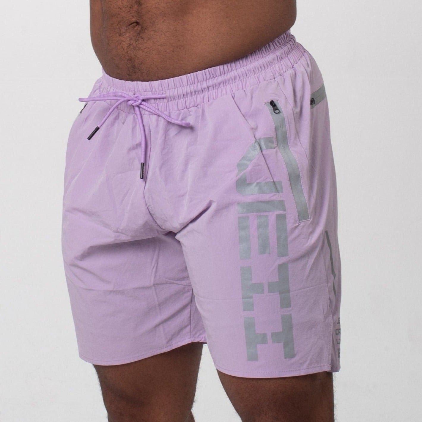 Lavender stealth shorts for men, Lavender